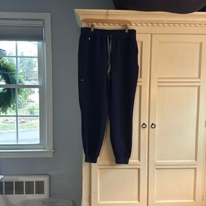 Figs scrub pants 
Size: XL
Color: navy with grey string
